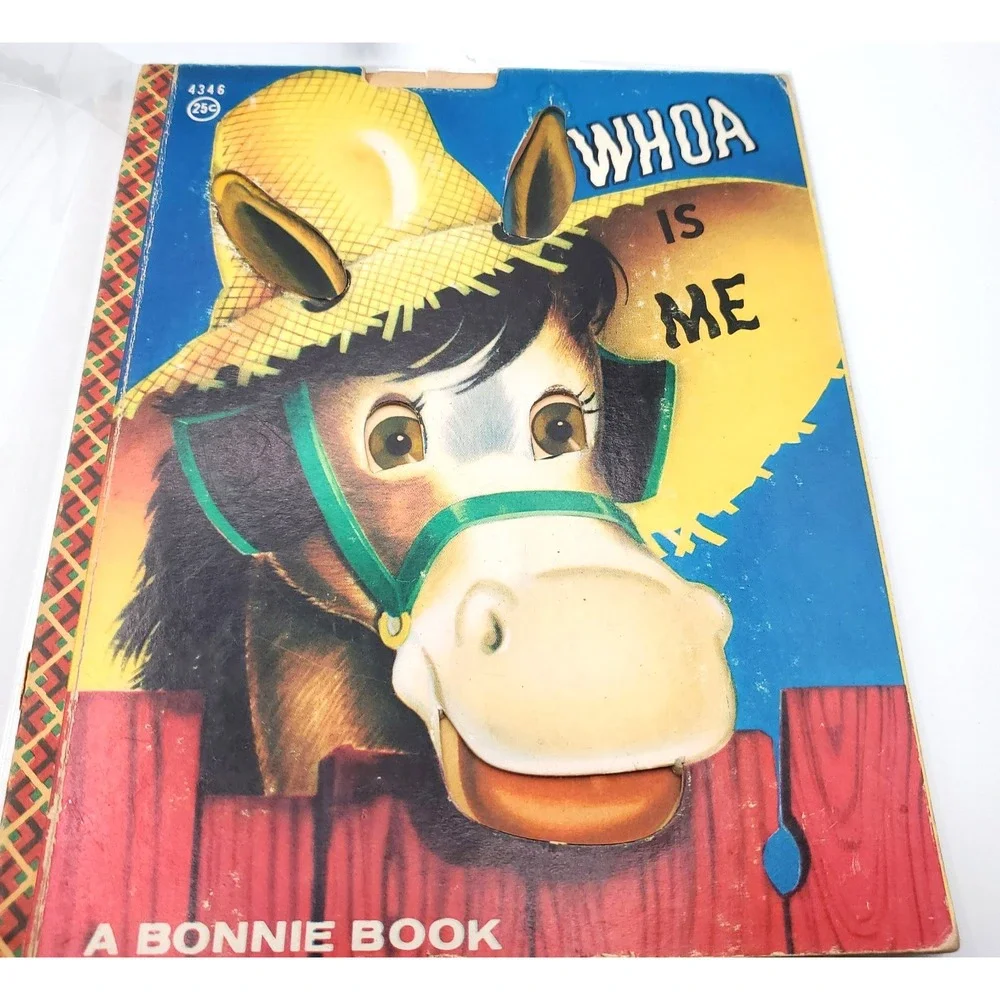 Vintage Children's Bonnie Book WHOA is ME Samuel Lowe 1956 HTF rare